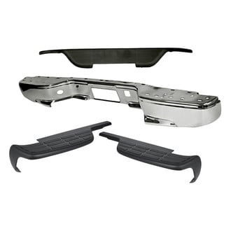 Replacement - 4-Piece (Rear Bumper Face Bar, Rear Center Inner and Outer Bumper Step Pad) (Standard Line)