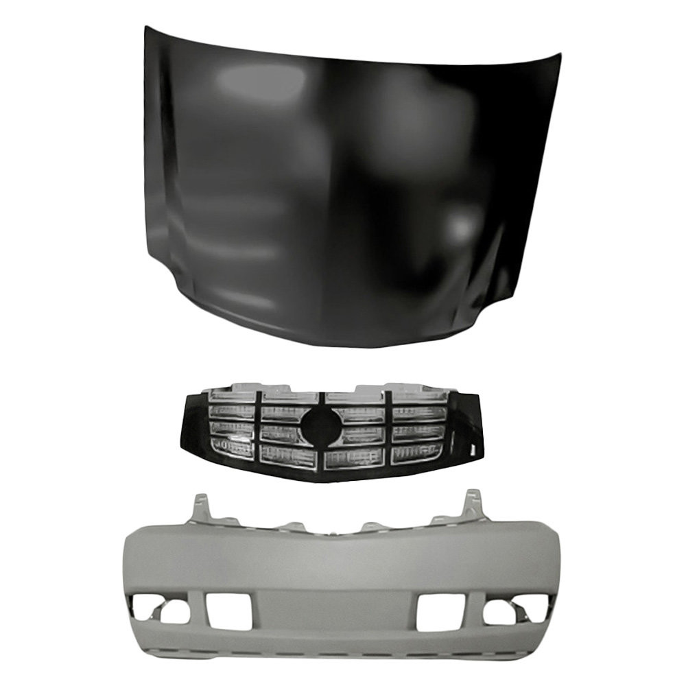 Tapa Trasera IPhone 12 Relleno (filler) De Parachoques Derecho Delantero Para Cadillac Escalade 2007-2008 - Pintado En Imprimación Relleno Parachoques Escalade 2007-2008