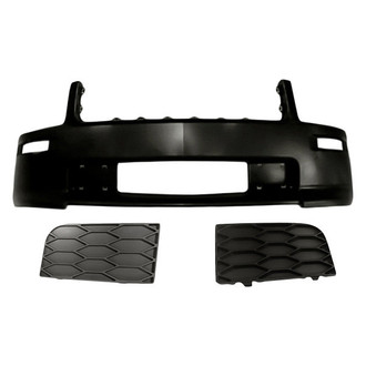 Replacement - 3-Piece (Front Bumper Cover, Front Inner and Outer Fog Light Cover) (Standard Line)
