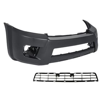 Replacement - 2-Piece (Front Bumper Cover, Front Bumper Grille) (Standard Line)