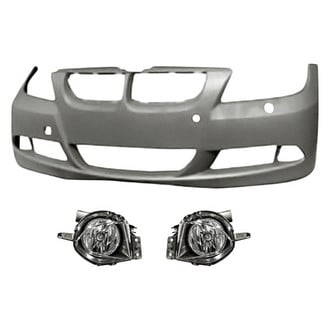 Replacement - 3-Piece (Front Bumper Cover, Driver and Passenger Side Fog Light) (Standard Line)