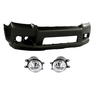 Replacement - 3-Piece (Front Bumper Cover, Driver and Passenger Side Fog Light) (Standard Line)