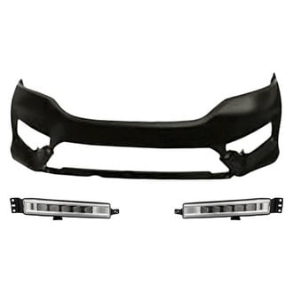 Replacement - 3-Piece (Front Bumper Cover, Driver and Passenger Side Fog Light) (CAPA Certified)
