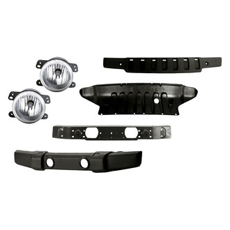 Replacement - 6-Piece (Front Bumper Cover, Front Lower Bumper Valance, Driver and Passenger Side Fog Light, Front Bumper Cover Reinforcement, Front Bumper To Body Filler Panel) (Standard Line)