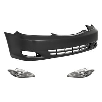 Replacement - 3-Piece (Front Bumper Cover, Driver and Passenger Side Fog Light) (Standard Line)