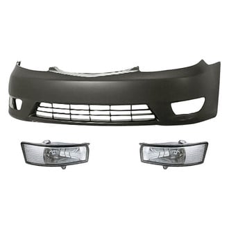 Replacement - 3-Piece (Front Bumper Cover, Driver and Passenger Side Fog Light) (Standard Line)