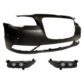 Replacement - 3-Piece (Front Bumper Cover, Driver and Passenger Side Fog Light) (Standard Line)