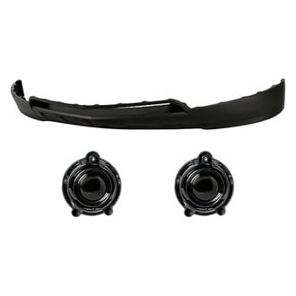 Replacement - 3-Piece (Front Lower Bumper Cover, Driver and Passenger Side Fog Light) (Standard Line)