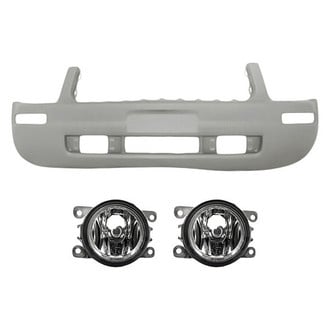 Replacement - 3-Piece (Front Bumper Cover, Driver and Passenger Side Fog Light) (Standard Line)