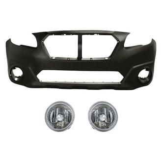 Replacement - 3-Piece (Front Bumper Cover, Driver and Passenger Side Fog Light) (Standard Line)