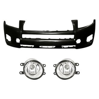 Replacement - 3-Piece (Front Bumper Cover, Driver and Passenger Side Fog Light) (Standard Line)