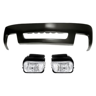 Replacement - 3-Piece (Front Bumper Cover, Driver and Passenger Side Fog Light) (Standard Line)