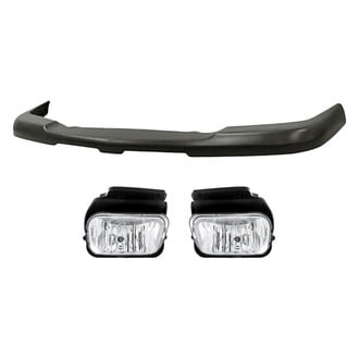 Replacement - 3-Piece (Front Upper Bumper Cover, Driver and Passenger Side Fog Light) (Standard Line)