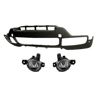Replacement BNDL-222660 - 3-Piece (Front Bumper Cover, Driver and Passenger Side Fog Light) (Standard Line)