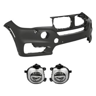 Replacement - 3-Piece (Front Bumper Cover, Driver and Passenger Side Fog Light) (Standard Line)
