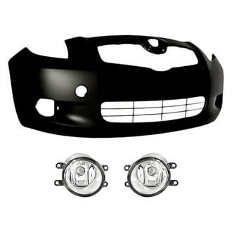 Replacement - 3-Piece (Front Bumper Cover, Driver and Passenger Side Fog Light) (Standard Line)