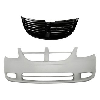 Replacement BNDL-234166 - 2-Piece (Front Bumper Cover, Grille) (Standard Line)