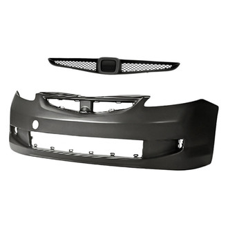 Replacement - 2-Piece (Front Bumper Cover, Grille) (Standard Line)