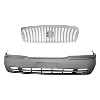 Replacement - 2-Piece (Front Bumper Cover, Grille) (Standard Line)