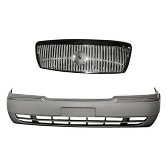 Replacement - 2-Piece (Front Bumper Cover, Grille) (Standard Line)
