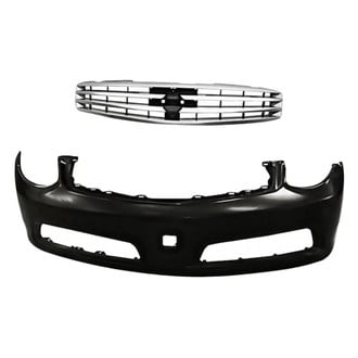 Replacement - 2-Piece (Front Bumper Cover, Grille) (Standard Line)