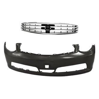 Replacement - 2-Piece (Front Bumper Cover, Grille) (Standard Line)