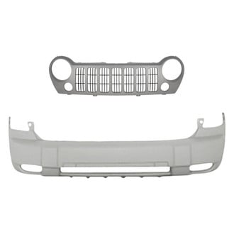 Replacement - 2-Piece (Front Bumper Cover, Grille) (Standard Line)