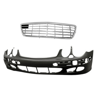 Replacement - 2-Piece (Front Bumper Cover, Grille) (Standard Line)