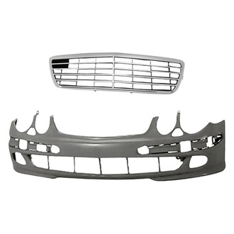 Replacement - 2-Piece (Front Bumper Cover, Grille) (Standard Line)
