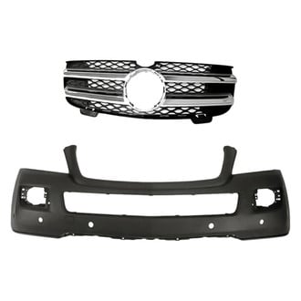 Replacement - 2-Piece (Front Bumper Cover, Grille) (Standard Line)