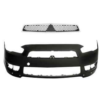 Replacement - 2-Piece (Front Bumper Cover, Grille) (Standard Line)
