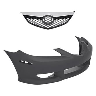Replacement - 2-Piece (Front Bumper Cover, Grille) (Standard Line)