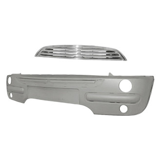 Replacement - 2-Piece (Front Bumper Cover, Grille) (Standard Line)