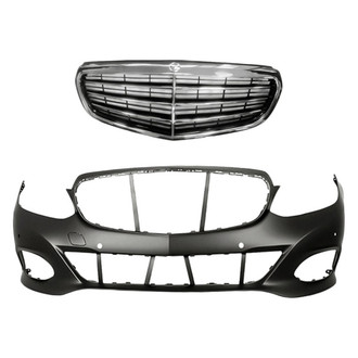 Replacement - 2-Piece (Front Bumper Cover, Grille) (Standard Line)