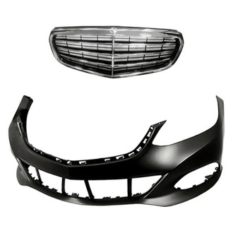 Replacement - 2-Piece (Front Bumper Cover, Grille) (Standard Line)