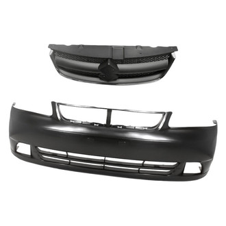 Replacement - 2-Piece (Front Bumper Cover, Grille) (Standard Line)