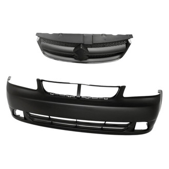 Replacement - 2-Piece (Front Bumper Cover, Grille) (Standard Line)