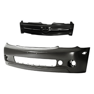 Replacement BNDL-234663 - 2-Piece (Front Bumper Cover, Grille) (Standard Line)