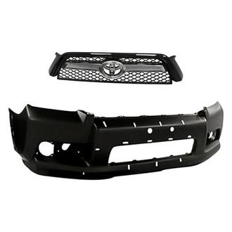 Replacement - 2-Piece (Front Bumper Cover, Grille) (Standard Line)