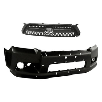 Replacement - 2-Piece (Front Bumper Cover, Grille) (Standard Line)