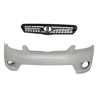 Replacement - 2-Piece (Front Bumper Cover, Grille) (Standard Line)