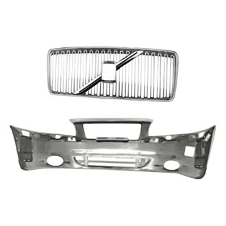 Replacement - 2-Piece (Front Bumper Cover, Grille) (Standard Line)