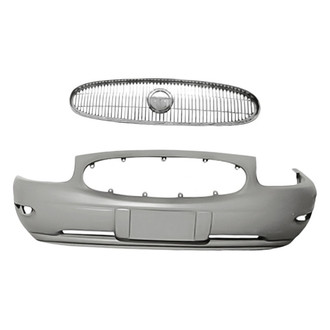 Replacement - 2-Piece (Front Bumper Cover, Grille) (Standard Line)