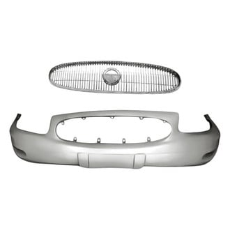 Replacement - 2-Piece (Front Bumper Cover, Grille) (Standard Line)