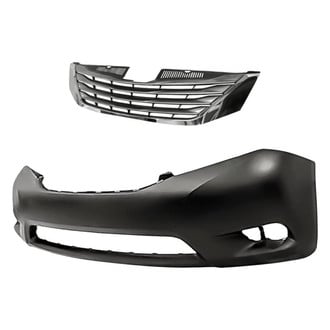 Replacement - 2-Piece (Front Bumper Cover, Grille) (Standard Line)