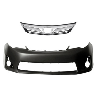 Replacement - 2-Piece (Front Bumper Cover, Grille) (Standard Line)