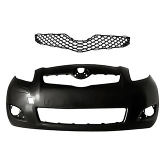 Replacement - 2-Piece (Front Bumper Cover, Grille) (Standard Line)