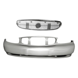 Replacement - 2-Piece (Front Bumper Cover, Grille) (Standard Line)