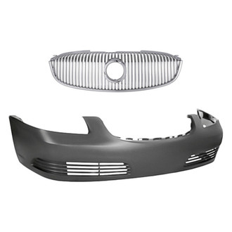 Replacement - 2-Piece (Front Bumper Cover, Grille) (Standard Line)