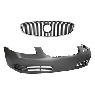 Replacement - 2-Piece (Front Bumper Cover, Grille) (Standard Line)